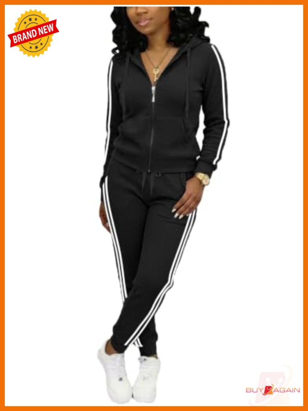 Waffle Knit Lounge Set Zip Hoodie Jogger 2 Piece Travel Set
